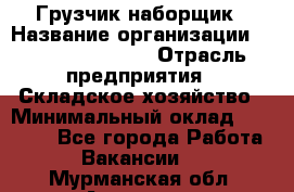 Грузчик-наборщик › Название организации ­ Fusion Service › Отрасль предприятия ­ Складское хозяйство › Минимальный оклад ­ 11 500 - Все города Работа » Вакансии   . Мурманская обл.,Апатиты г.